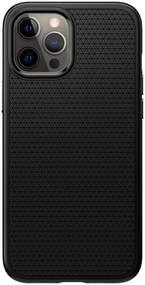 Spigen Liquid Air Apple iPhone 12 / 12 Pro Flexibel Hoesje Mat Zwart afbeelding 10