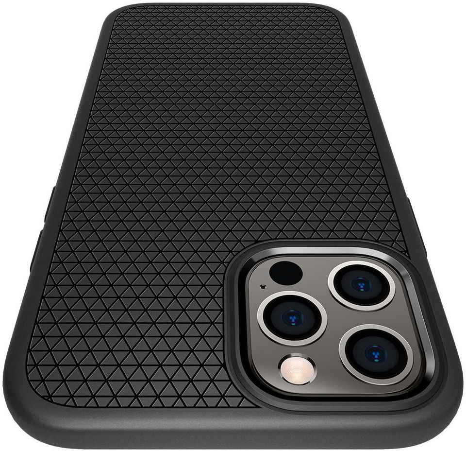 Spigen Liquid Air Apple iPhone 12 / 12 Pro Flexibel Hoesje Mat Zwart afbeelding 13