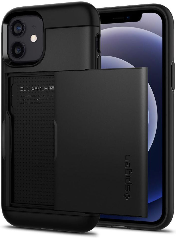 Spigen Slim Armor CS Apple iPhone 12 / 12 Pro Hoesje Zwart afbeelding 10