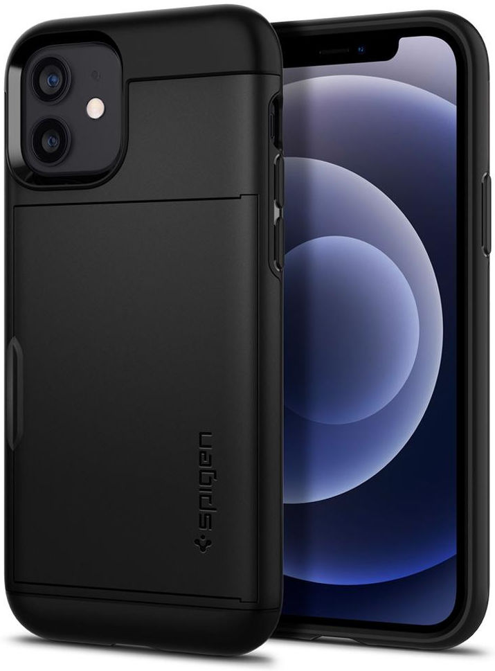 Spigen Slim Armor CS Apple iPhone 12 / 12 Pro Hoesje Zwart afbeelding 11