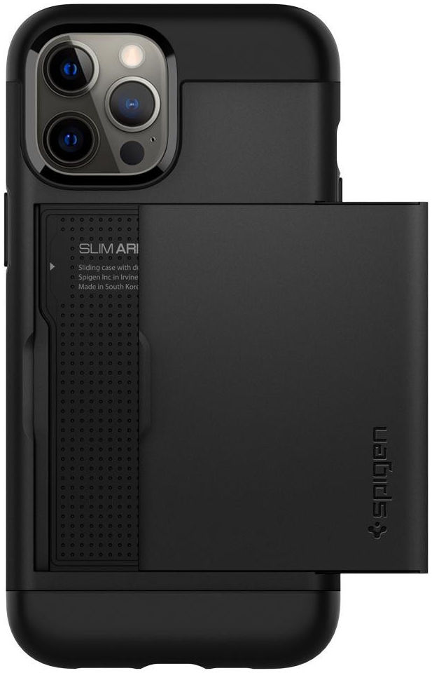 Spigen Slim Armor CS Apple iPhone 12 / 12 Pro Hoesje Zwart afbeelding 12