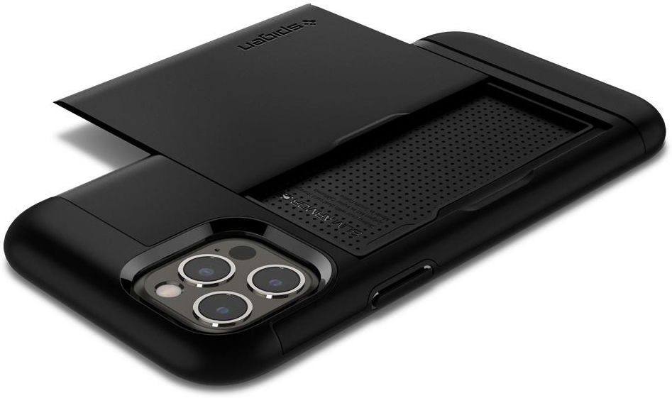 Spigen Slim Armor CS Apple iPhone 12 / 12 Pro Hoesje Zwart afbeelding 14