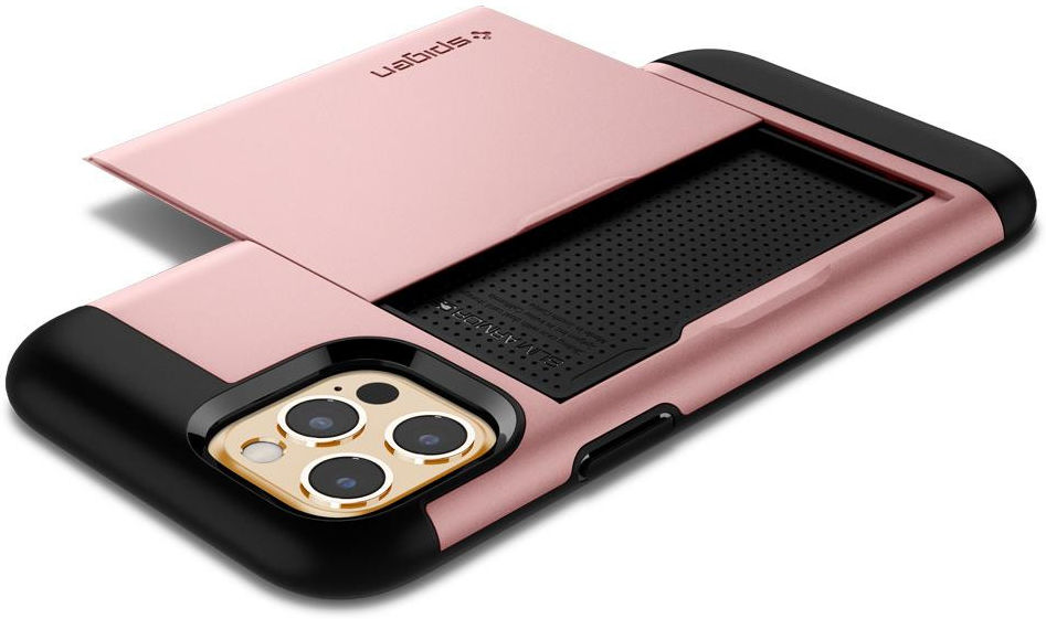 Spigen Slim Armor CS Apple iPhone 12 / 12 Pro Hoesje Roze Goud afbeelding 16