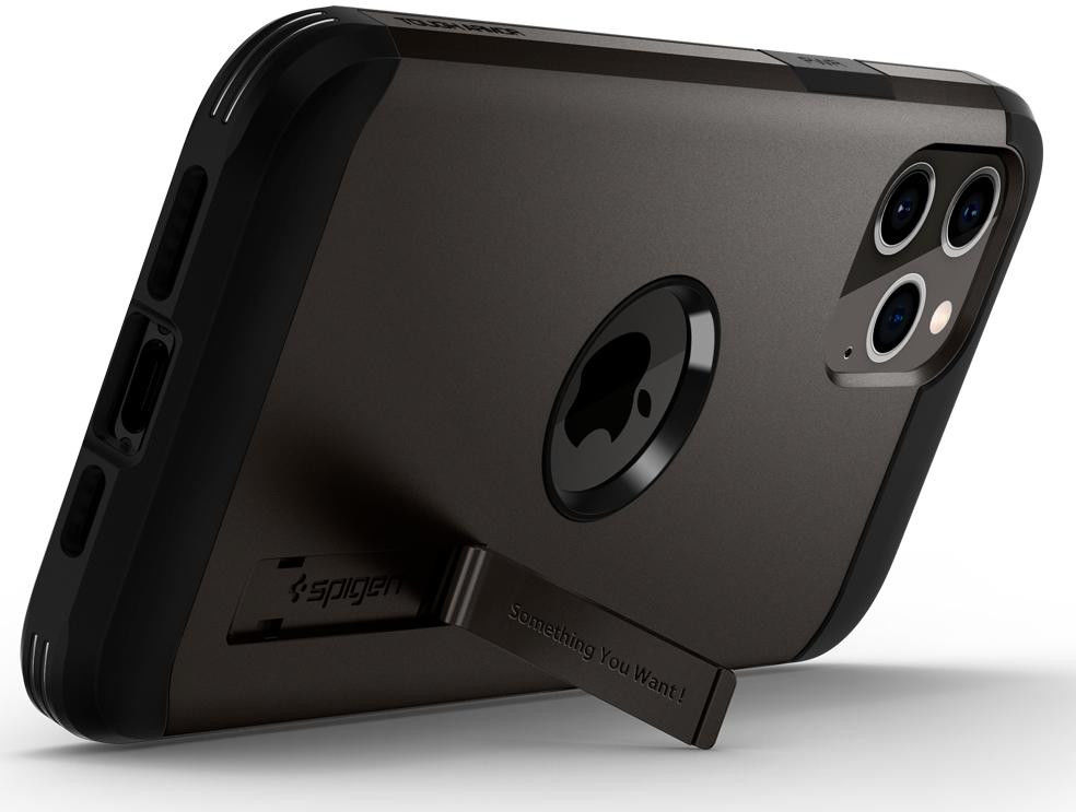 Spigen Tough Armor Apple iPhone 12 / 12 Pro Hoesje Gunmetal afbeelding 5