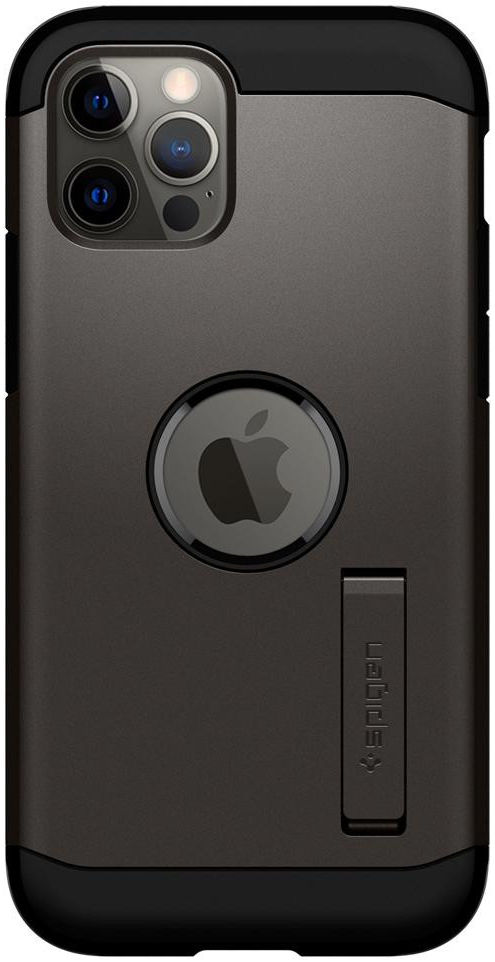 Spigen Tough Armor Apple iPhone 12 / 12 Pro Hoesje Gunmetal afbeelding 12