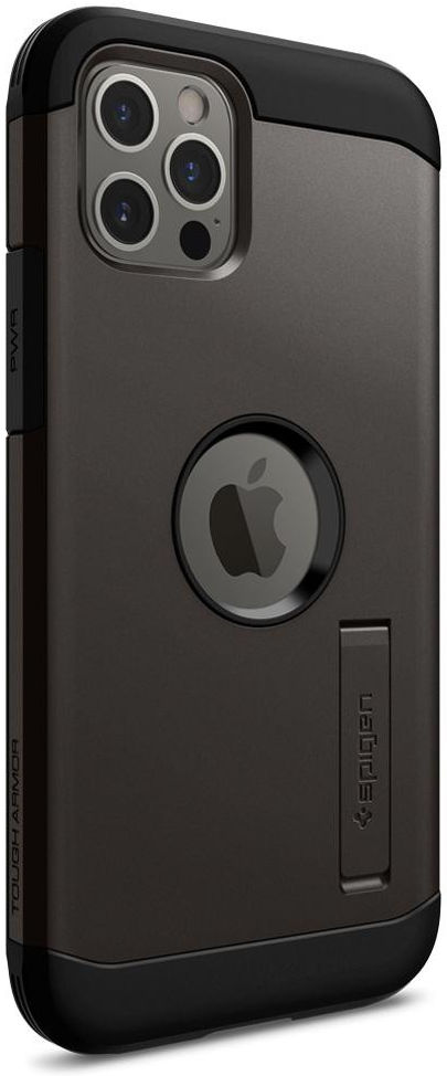 Spigen Tough Armor Apple iPhone 12 / 12 Pro Hoesje Gunmetal afbeelding 13