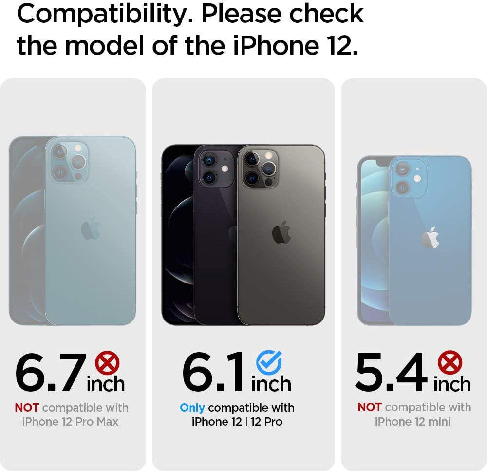 Spigen Tough Armor Apple iPhone 12 / 12 Pro Hoesje Zwart afbeelding 9