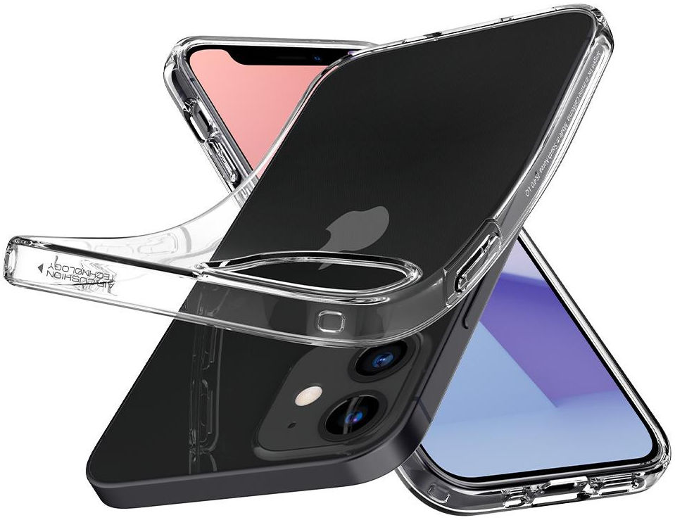 Spigen Liquid Crystal Apple iPhone 12 Mini Hoesje Transparant afbeelding 4