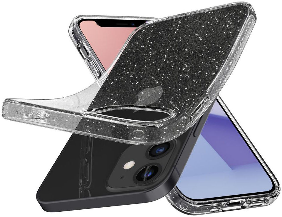 Spigen Liquid Crystal Apple iPhone 12 Mini Hoesje Glitter Quartz afbeelding 4