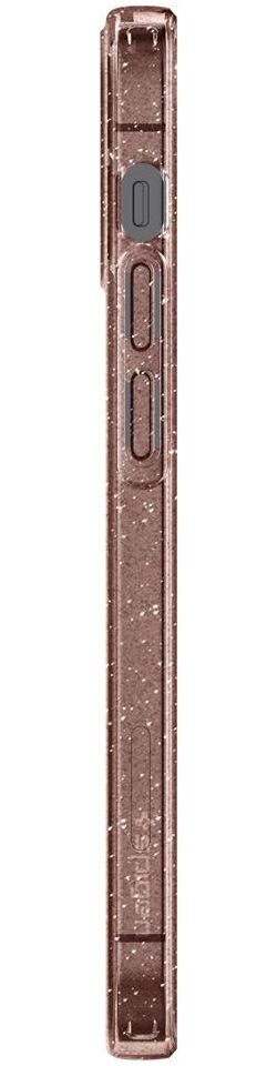 Spigen Liquid Crystal Apple iPhone 12 Mini Hoesje Glitter Roze Quartz afbeelding 6