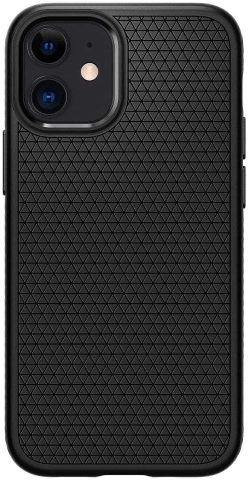 Spigen Liquid Air Apple iPhone 12 Mini Hoesje Back Cover Zwart afbeelding 3