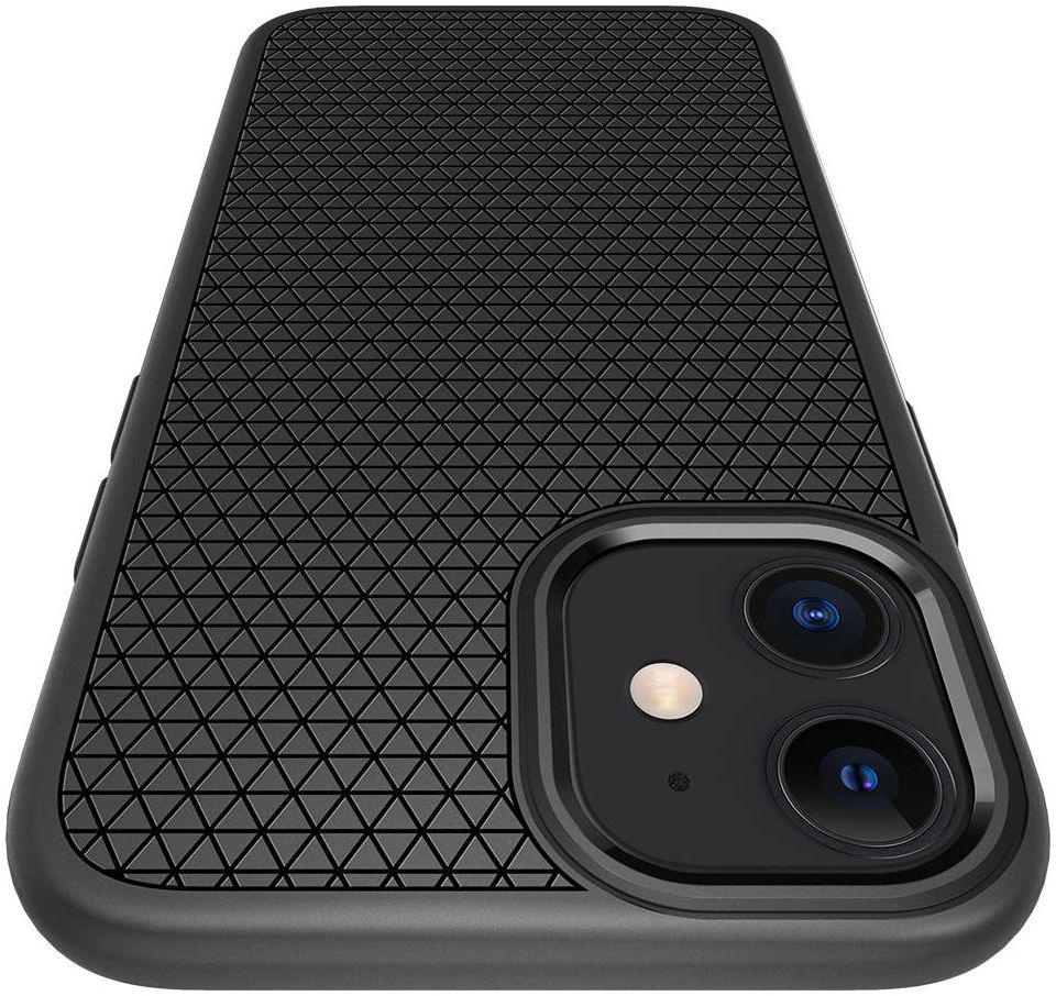 Spigen Liquid Air Apple iPhone 12 Mini Hoesje Back Cover Zwart afbeelding 5