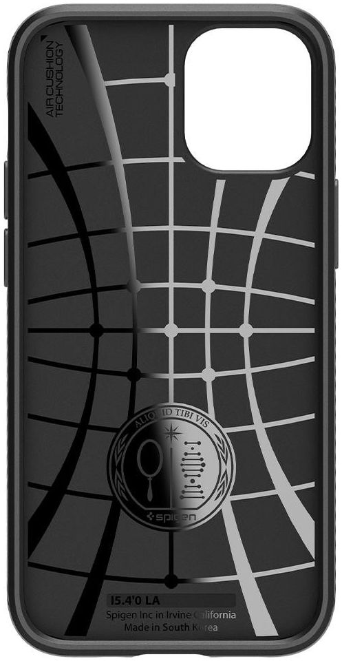 Spigen Liquid Air Apple iPhone 12 Mini Hoesje Back Cover Zwart afbeelding 7