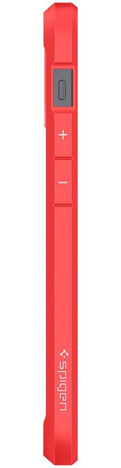 Spigen Ultra Hybrid Apple iPhone 12 Mini Hoesje Transparant/Rood afbeelding 6