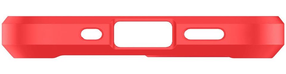 Spigen Ultra Hybrid Apple iPhone 12 Mini Hoesje Transparant/Rood afbeelding 7