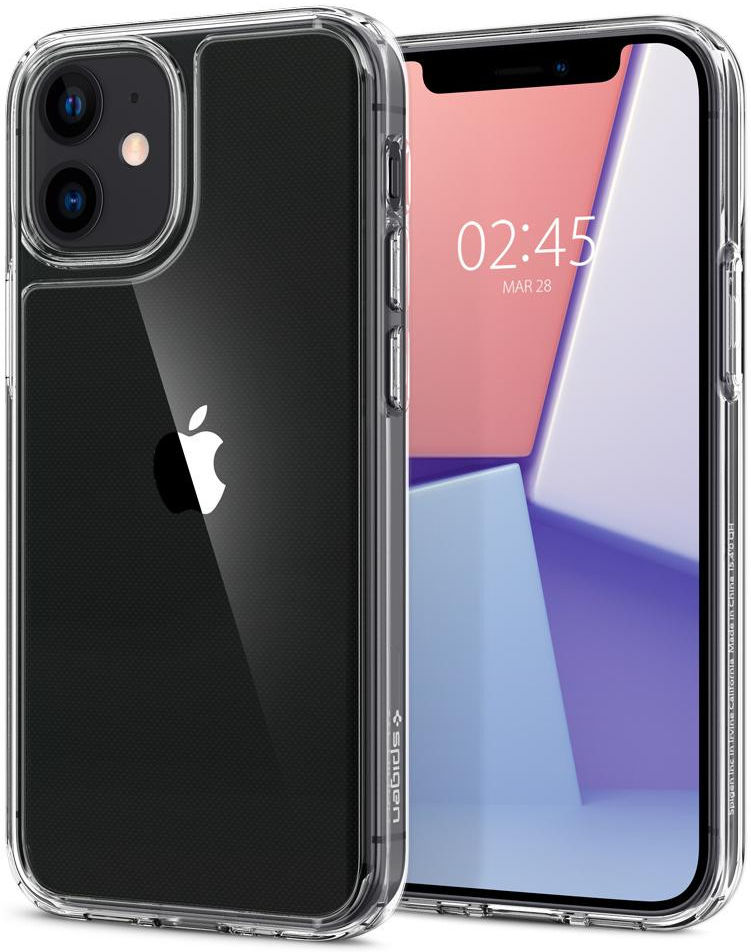 Spigen Quartz Hybrid Apple iPhone 12 Mini Hoesje Transparant afbeelding 2