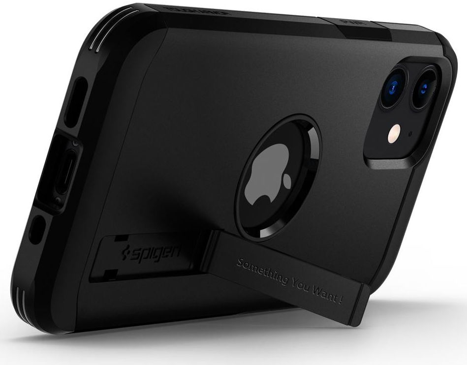 Spigen Tough Armor Apple iPhone 12 Mini Hoesje Zwart afbeelding 3