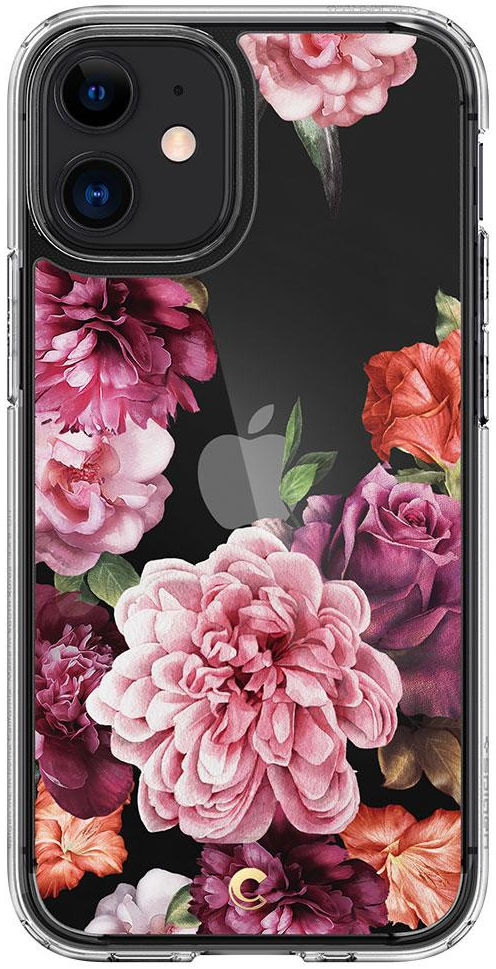 Spigen Cyrill Cecile Apple iPhone 12 Mini Hoesje Rose Floral afbeelding 3