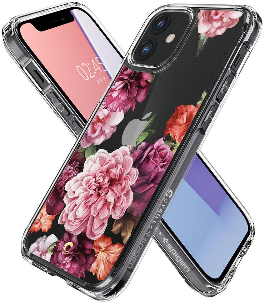 Spigen Cyrill Cecile Apple iPhone 12 Mini Hoesje Rose Floral afbeelding 4