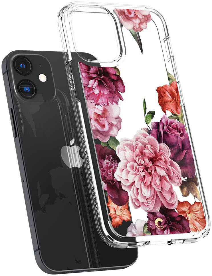 Spigen Cyrill Cecile Apple iPhone 12 Mini Hoesje Rose Floral afbeelding 2