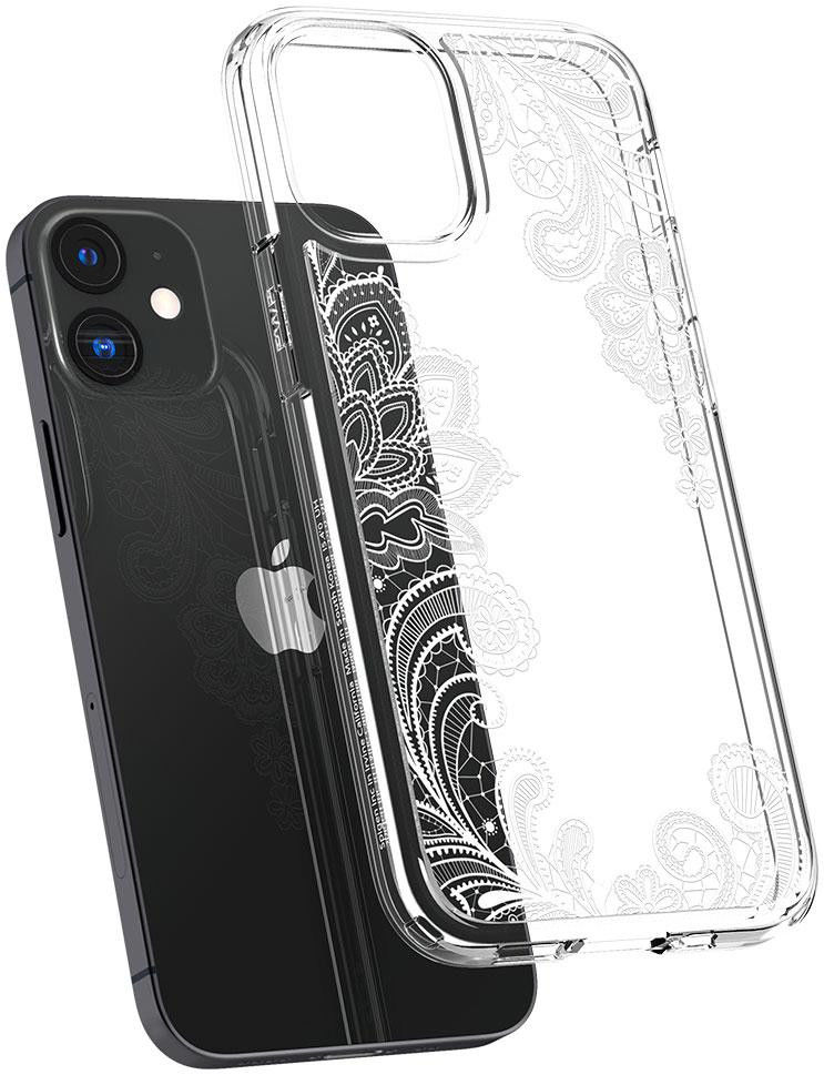 Spigen Cyrill Cecile Apple iPhone 12 Mini Hoesje White Mandala afbeelding 2
