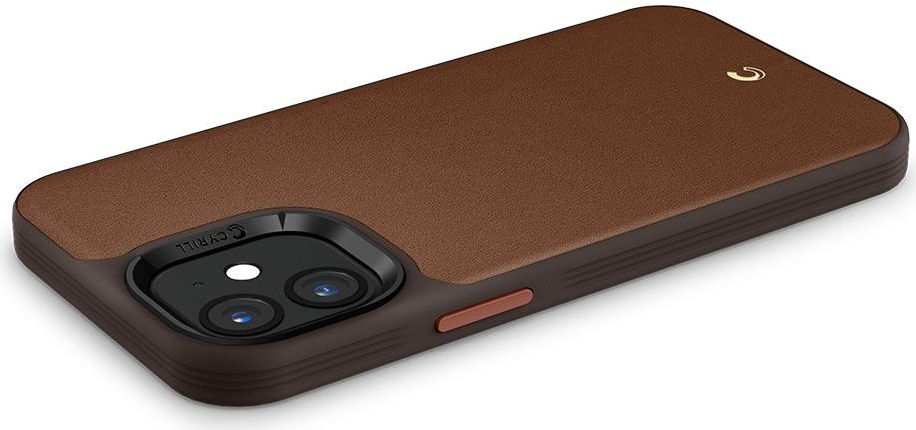 Spigen Cyrill Leather Brick Apple iPhone 12 Mini Hoesje Zwart afbeelding 5