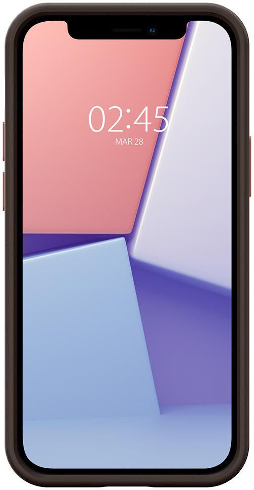 Spigen Cyrill Leather Brick Apple iPhone 12 Mini Hoesje Zwart afbeelding 7