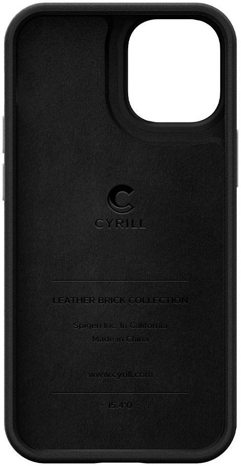 Spigen Cyrill Leather Brick Apple iPhone 12 Mini Hoesje Blauw afbeelding 9