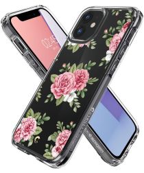 Spigen Cyrill Cecile Apple iPhone 12 Mini Hoesje Pink Floral