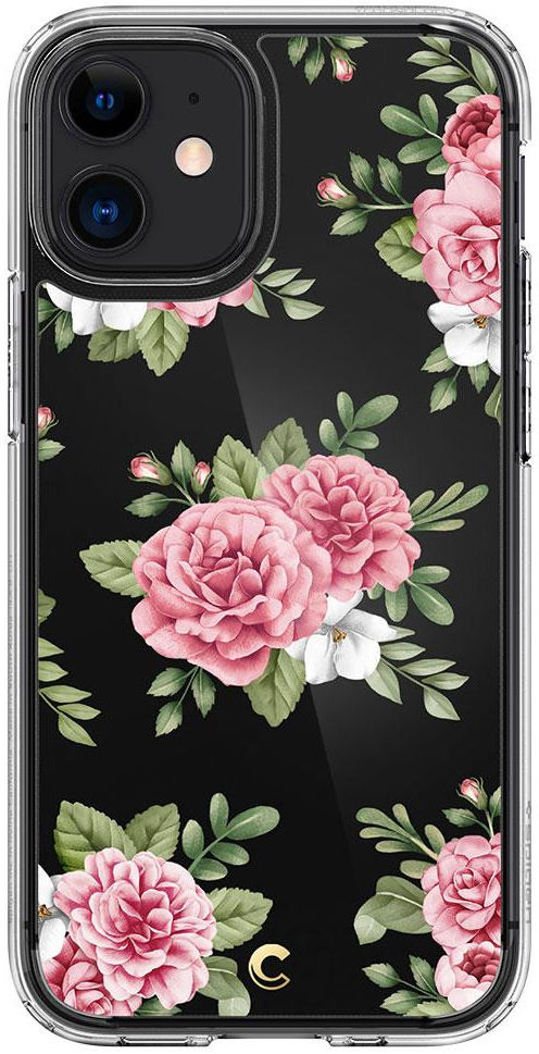 Spigen Cyrill Cecile Apple iPhone 12 Mini Hoesje Pink Floral afbeelding 4