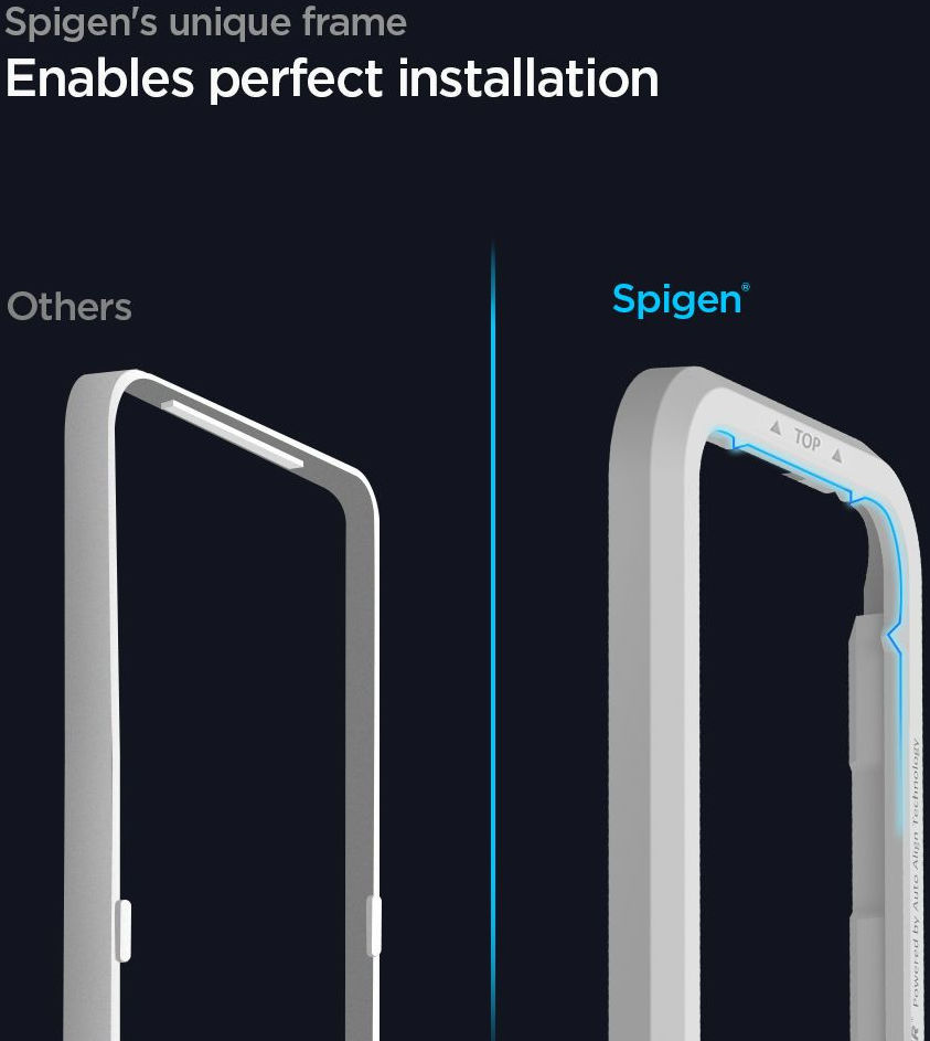 Spigen Tempered Glass Full Cover iPhone 12 Mini Zwart 2-Pack afbeelding 4