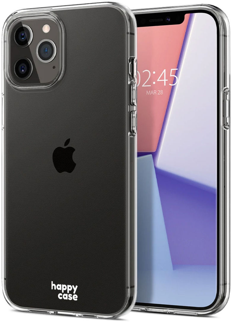 HappyCase iPhone 12 Pro Max Flexibel TPU Hoesje Clear Print afbeelding 2