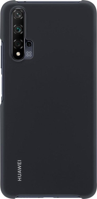Huawei Nova 5T Back Cover Hoesje Zwart afbeelding 2
