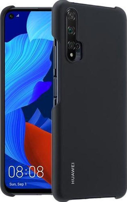Huawei Nova 5T Back Cover Hoesje Zwart afbeelding 1