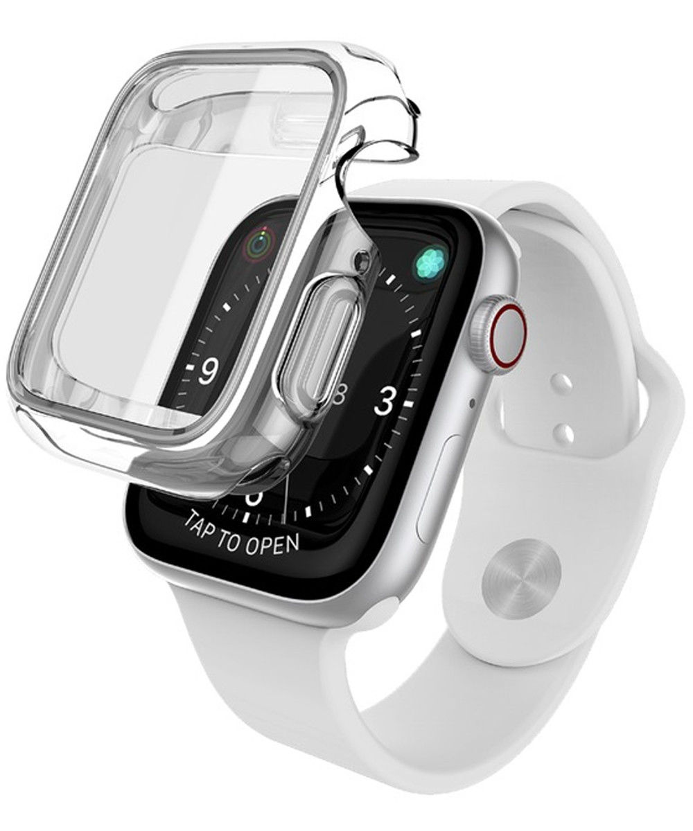 Raptic 360x Apple watch 42mm hoesje full screen protect transparant afbeelding 1