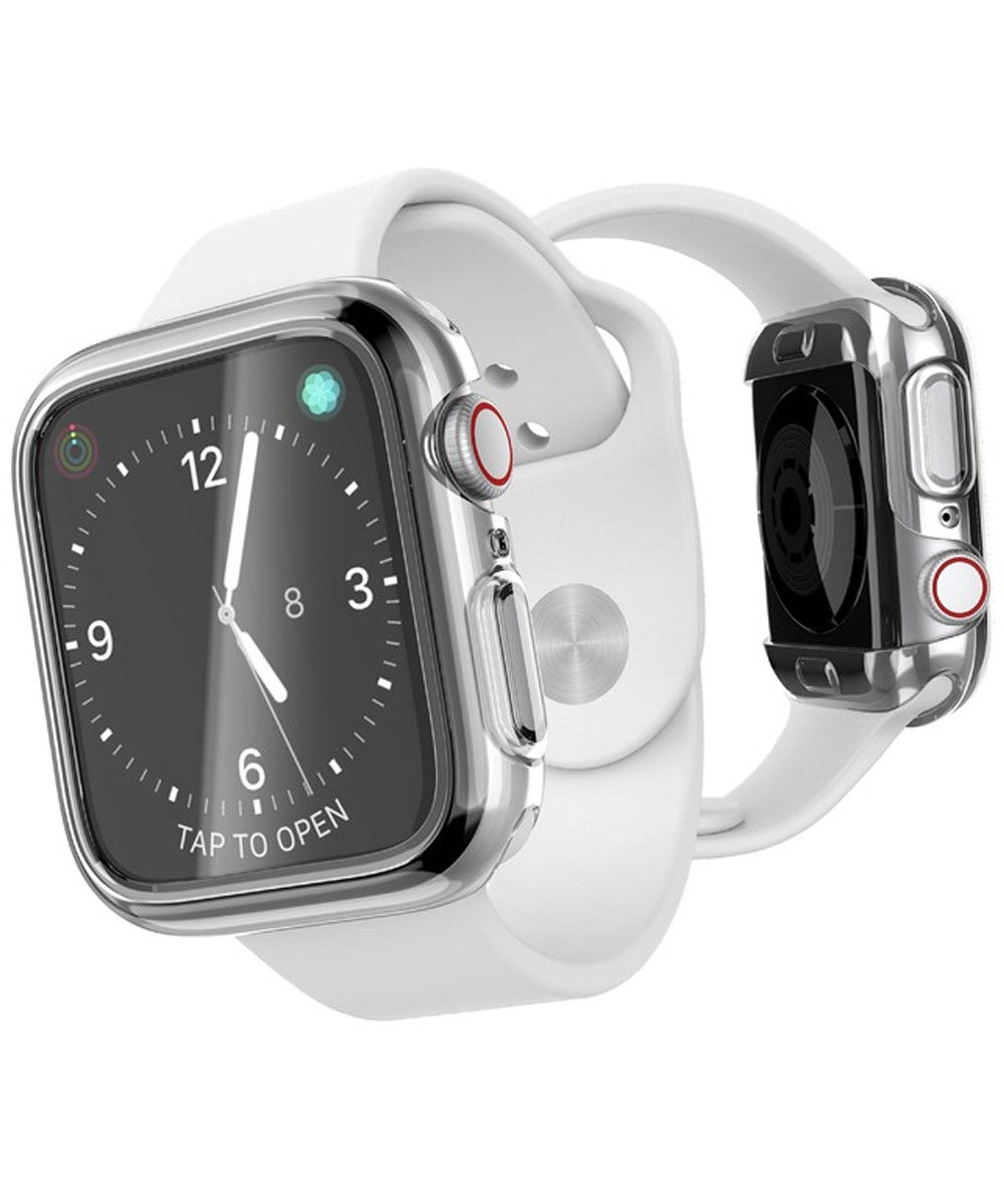 Raptic 360x Apple watch 42mm hoesje full screen protect transparant afbeelding 3