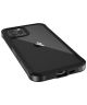 Raptic Edge Apple iPhone 12 / 12 Pro Hoesje Transparant Zwart