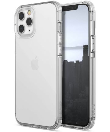 Raptic Clear Apple iPhone 12 Pro Max Hoesje Transparant/Wit Hoesjes