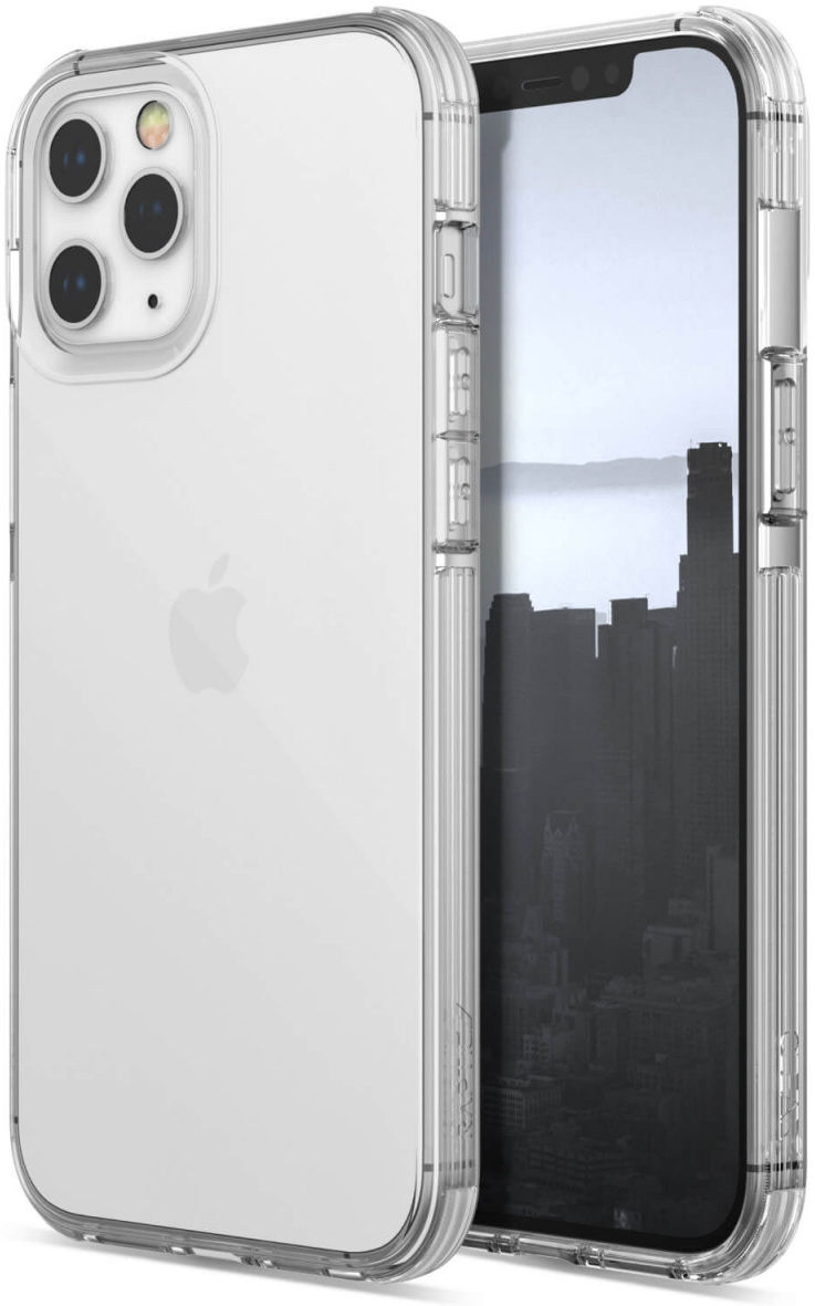 Raptic Clear Apple iPhone 12 Pro Max Hoesje Transparant/Wit afbeelding 1