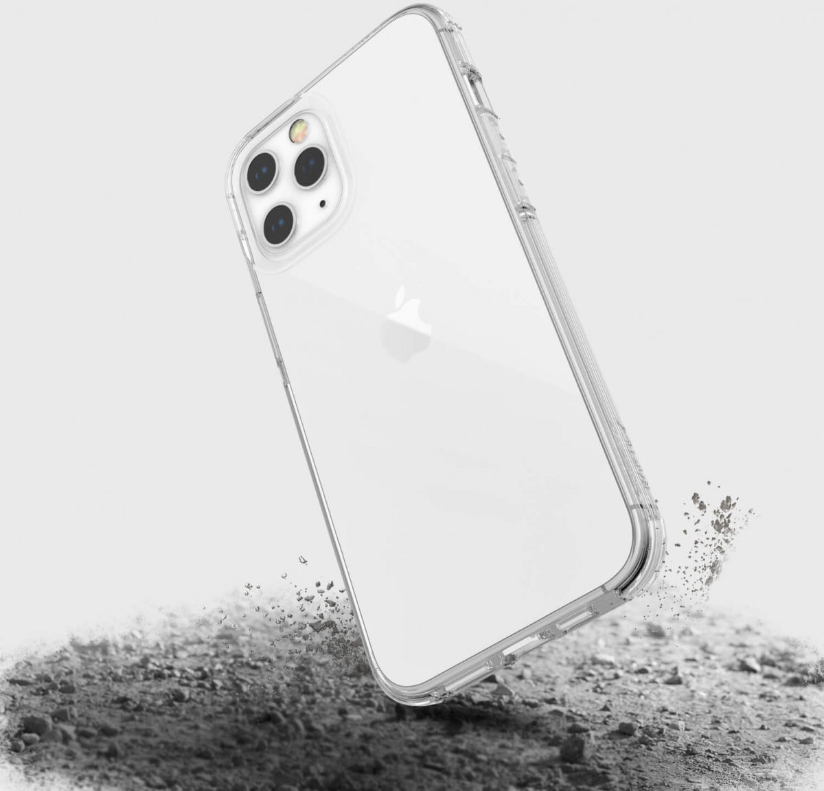 Raptic Clear Apple iPhone 12 Pro Max Hoesje Transparant/Wit afbeelding 7