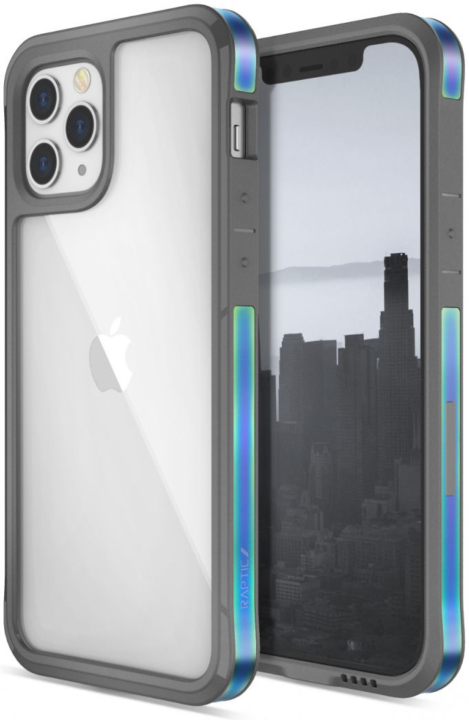 Raptic Edge Apple iPhone 12 Pro Max Hoesje Transparant Iridescent afbeelding 1
