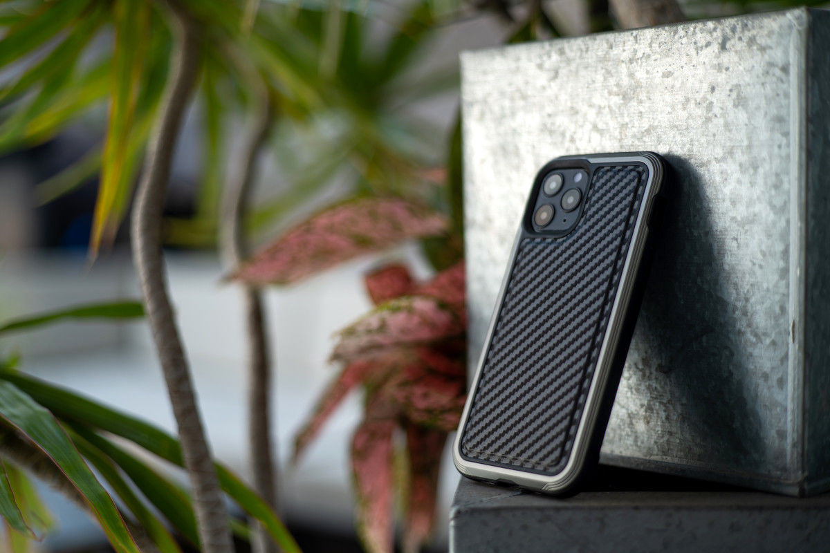 Raptic Lux Apple iPhone 12 Pro Max Hoesje Back Cover Carbon Zwart afbeelding 7