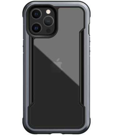 Raptic Shield iPhone 12 Pro Max Hoesje Militair Getest 3M Zwart Hoesjes