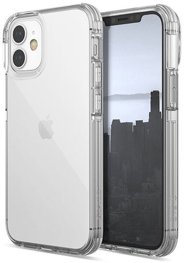 Raptic Clear Apple iPhone 12 Mini Hoesje Transparant/Wit afbeelding 1