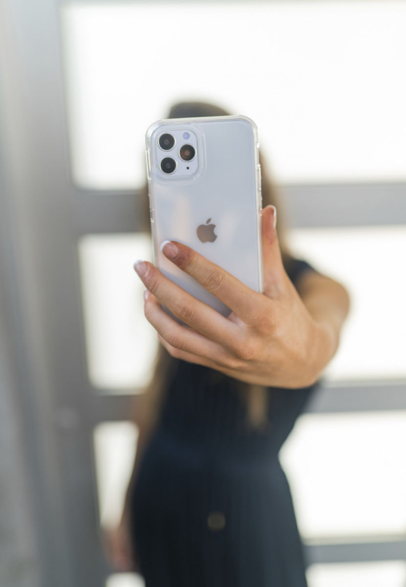 Raptic Clear Apple iPhone 12 Mini Hoesje Transparant/Wit afbeelding 10
