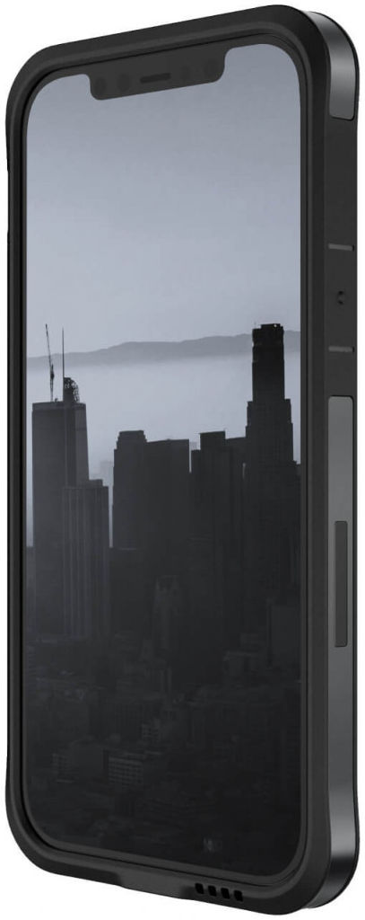 Raptic Edge Apple iPhone 12 Mini Hoesje Transparant Zwart afbeelding 3