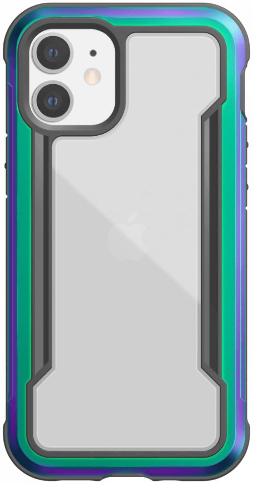 Raptic Shield Apple iPhone 12 Mini Hoesje Militair Getest Iridescent afbeelding 1