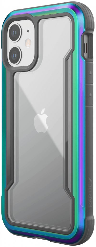 Raptic Shield Apple iPhone 12 Mini Hoesje Militair Getest Iridescent afbeelding 9