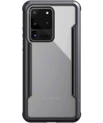 Raptic Shield Samsung Galaxy S20 Ultra Case Militair Getest Zwart Hoesjes