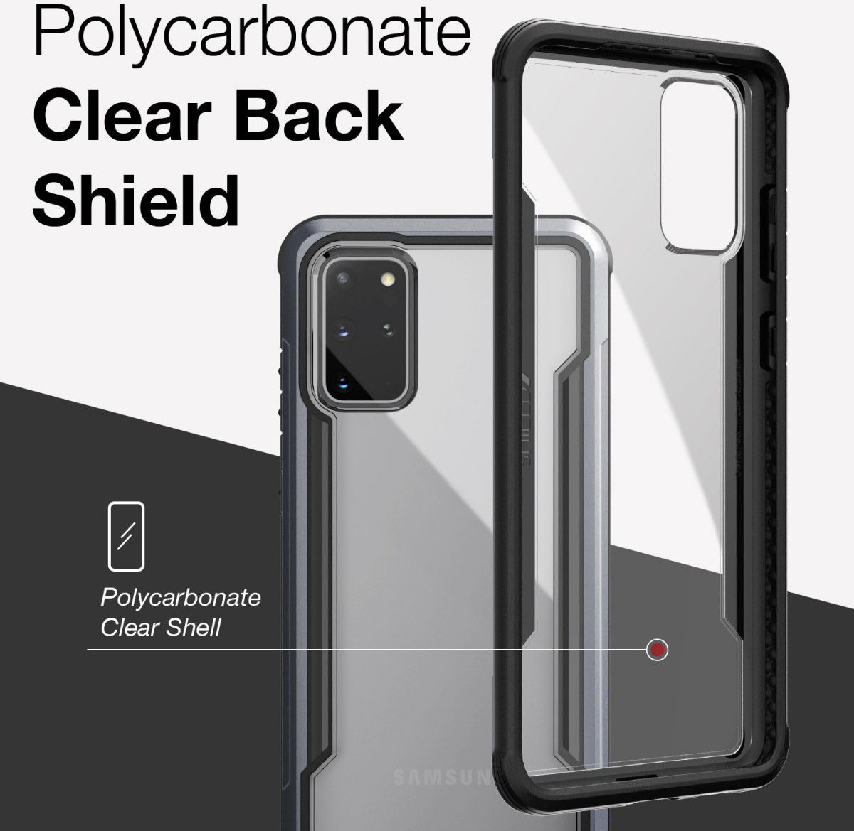 Raptic Shield Samsung Galaxy S20 Ultra Case Militair Getest Zwart afbeelding 7